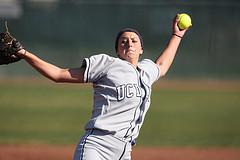 Softball Pitcher Stays Cool